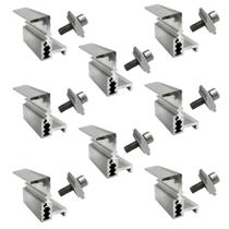 Fixador Grampo Final End Clamp Linha C Placa Solar Kit 08 Un