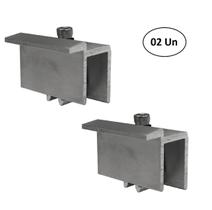 Fixador Grampo Final End Clamp Placa Painel Solar Alumínio E Fixador Grampo Final End Clamp Placa Painel Solar Alumínio E