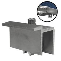 Fixador Grampo Final End Clamp Placa Painel Solar Alumínio E