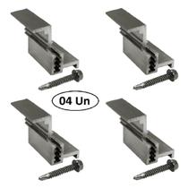 Fixador Grampo Final End Clamp Regulável Placa Painel Solar Fixador Grampo Final End Clamp Regulável Placa Painel Solar