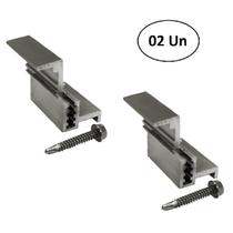 Fixador Grampo Final End Clamp Regulável Placa Painel Solar