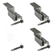 Fixador Grampo Final End Clamp Regulável Placa Painel Solar