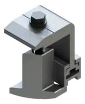 Fixador Grampo Terminal End-clamp Final para Módulos Fotovoltaicos - Smart Solar Group Fixador Grampo Terminal End-clamp Final para Módulos Fotovoltaicos - Smart Solar Group