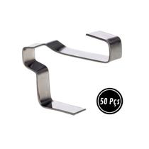 Fixador Inox Telha Cerâmica Anti Vendaval 50pçs - Fixa tel Fixador Inox Telha Cerâmica Anti Vendaval 50pçs - Fixa tel