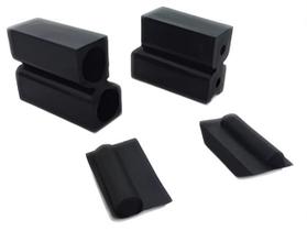 Fixador lateral para box de vidro temperado blindex - Preto Fixador lateral para box de vidro temperado blindex - Preto