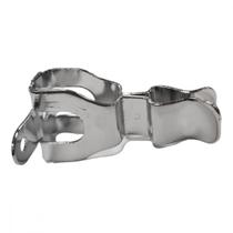 Fixador Porta Soprano Rodape/Parede Zincado Cromado - Kit C/12 Pecas