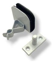 Fixador Prendedor P/ Travar Porta De Vidro Piso Roda Pé