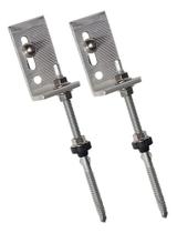 Fixador Solar M10x200mm Fibro Metal Brocante C/ L - 2 Peças Fixador Solar M10x200mm Fibro Metal Brocante C/ L - 2 Peças