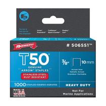 Fixador Staples Arrow 506SS1 Heavy Duty T50 em aço inoxidável