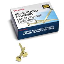 Fixadores de papel Officemate Brass 5 cm Shank 100/Box (99817)