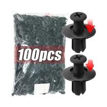 Fixadores De Plástico Preto De 8mm Para Carro, 300/50pcs, Rebites Universais Para Para-choque, Clips