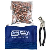Fixadores para chapa metálica MRO Tools K1S100 1/8, 100 peças Fixadores para chapa metálica MRO Tools K1S100 1/8, 100 peças