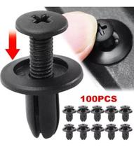 Fixadores Presilha Parafuso Automotivo Plástico 100 Peças