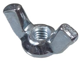 Fixadores Wing Nut Hillman 180249, 1/4 de polegada, pacote com 100