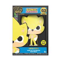 Fixe Funko Pop! Sonic The Hedgehog Super Sonic que brilha no escuro