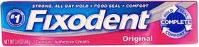 Fixodent original 68g - creme adesivo para prótese dentária