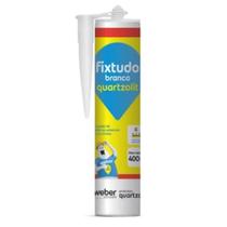 Fixtudo Branco Weber Quartzolit 400g Fixa Cuba Fixa Tudo