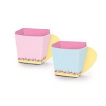 FL - Cromus Chá das Meninas - Mini Cachepô Xícara Composê 10 unidades