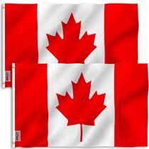 Flag Anley Canada, poliéster, 90x150cm, pacote com 2 Flag Anley Canada, poliéster, 90x150cm, pacote com 2