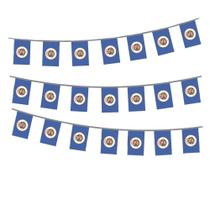 Flag Bunting Minnesota State Minnesota State Mini Bandeiras de Poliéster 14x21cm Flag Bunting Minnesota State Minnesota State Mini Bandeiras de Poliéster 14x21cm