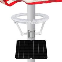 Flagpole Light RAYSLIT alimentado por energia solar 32 LEDs superbrilhantes