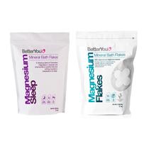 Flakes Bundle BetterYou, flocos de magnésio e sal de banho para dormir