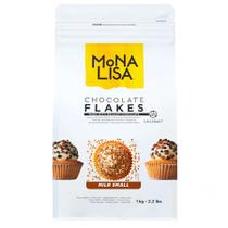 FLAKES CHOCOLATE AO LEITE CONFEITEIRO SMALL/PEQUENO MONALISA 1Kg FLAKES CHOCOLATE AO LEITE CONFEITEIRO SMALL/PEQUENO MONALISA 1Kg