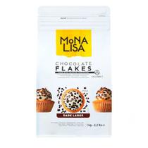 FLAKES CHOCOLATE DARK CONFEITEIRO LARGE/GRANDE MONALISA 1Kg FLAKES CHOCOLATE DARK CONFEITEIRO LARGE/GRANDE MONALISA 1Kg