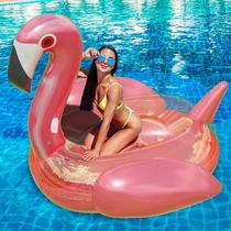 Flamingo Pool Float JAMBO Huge 198 x 177 cm para adultos e crianças