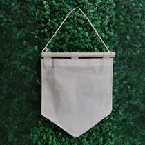 Flâmula 100%algodão Crú Dupla Face Decoração Personalização Flâmula 100%algodão Crú Dupla Face Decoração Personalização