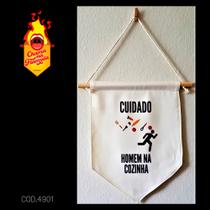 Flâmula decorativa Homem na cozinha Flâmula decorativa Homem na cozinha