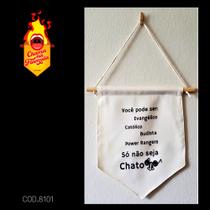 Flâmula decorativa Não seja chato Flâmula decorativa Não seja chato