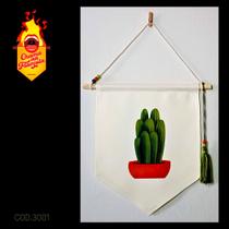 Flâmula decorativa Vaso com cacto