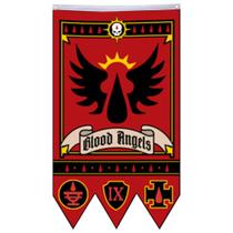 Flâmula Flag 2BUT Space Legion Swallowtail 76x127cm Blood Angels Flâmula Flag 2BUT Space Legion Swallowtail 76x127cm Blood Angels