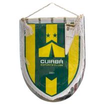 Flâmula Oficial Cuiabá E.C. Verde e Amarelo Original