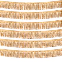 Flâmulas de ouropel metálicas Fringe Garland, 10 pés, pacote com 6 Flâmulas de ouropel metálicas Fringe Garland, 10 pés, pacote com 6