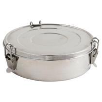 Flan Mold Imusa 1.5L em aço inoxidável prateado