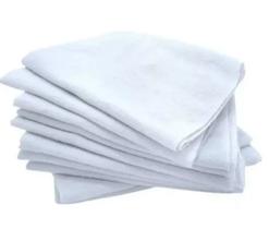 Flanela branca 28 x 48cm und 12 unidades Flanela branca 28 x 48cm und 12 unidades