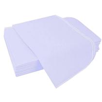 Flanela Branca 28X38 - 12 unidades