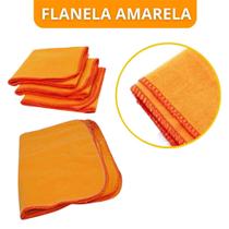 Flanela Laranja 28 X 48cm