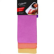 Flanela Pano Microfibra 30x30cm Celeste Flanela Pano Microfibra 30x30cm Celeste