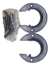 Flange 19mm Titanio Pvc ( par ) Flange 19mm Titanio Pvc ( par )