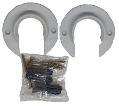 Flange 28mm Branca Pvc ( par ) Flange 28mm Branca Pvc ( par )