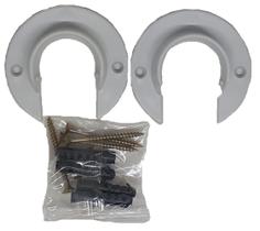 Flange 28mm Branca Pvc ( par ) Flange 28mm Branca Pvc ( par )