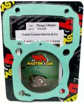 Flange Calço Cilindro Cg 125 Fan Nxr Bros 125 Master Cia