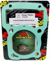 Flange Calço Cilindro Cg 125 Fan Nxr Bros 125 Master Cia
