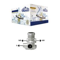 Flange conexao distribuidor agua cabecote - logus 1993 a 1994 / pointer 1993 a 1994 / quantum 1993 a 1994 / santana 1993 a 1994 - vc132c