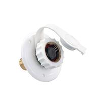 Flange de Água JR Products 12" MPT x 3/4" Branco Flange de Água JR Products 12" MPT x 3/4" Branco