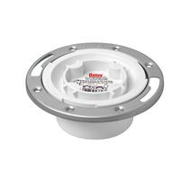 Flange de armário Oatey 43613 Fast Set White PVC Easy Tap 3-4 polegadas