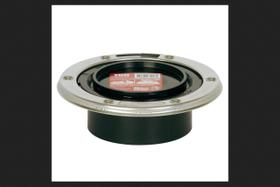 Flange de armário Sioux Chief ABS, anel à prova de corrosão de 4 polegadas Flange de armário Sioux Chief ABS, anel à prova de corrosão de 4 polegadas